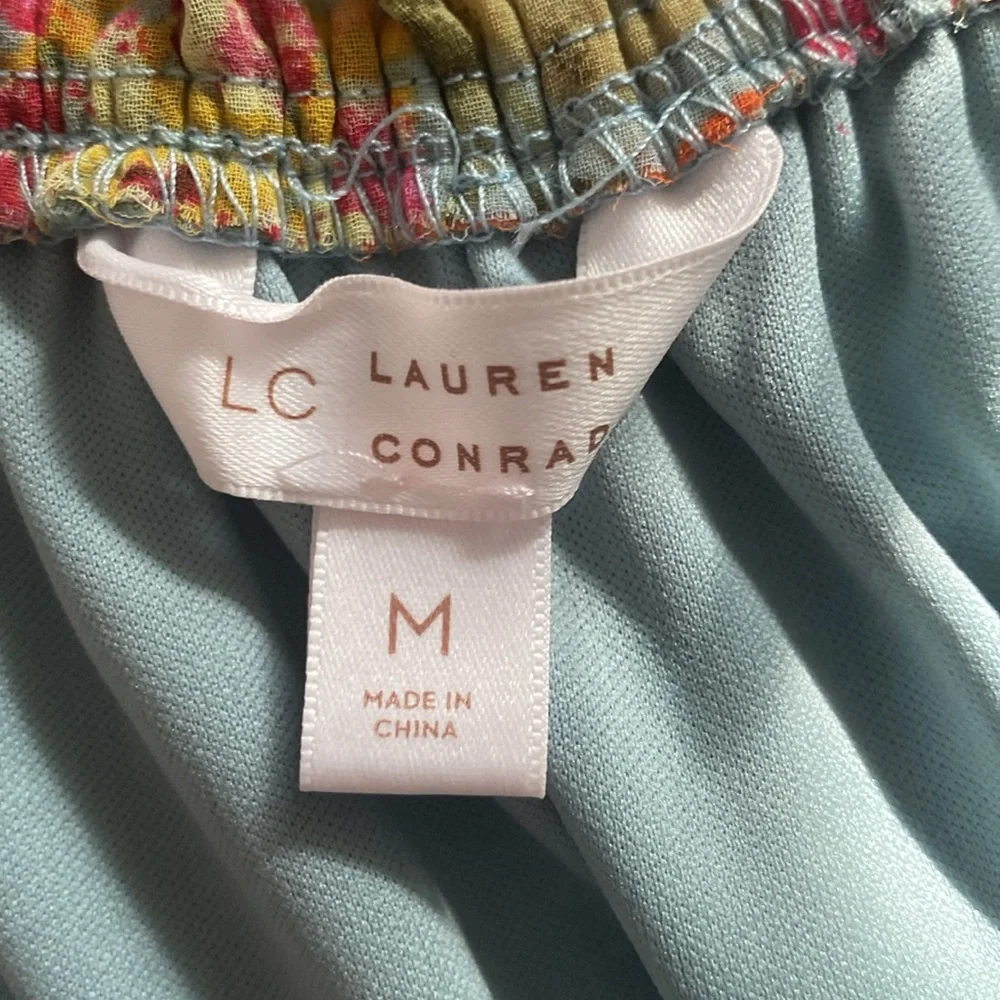LC Lauren Conrad medium off shoulder floral dress - Picture 8 of 11